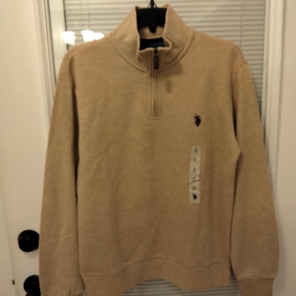 US Polo  Assn pullover half zip turtleneck sweater men size small - Picture 1 of 6